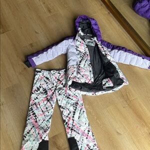 Spyder Purple and Pink Kids Winter Costume Set